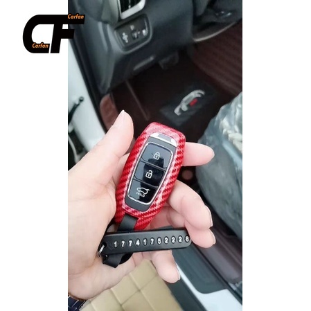 Hyundai Vỏ bảo vệ chìa khóa Ốp khoá kim loại Hyundai Accent 2021, KONA, Santafe 2020