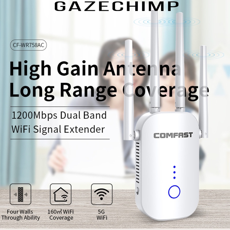 Thiết Bị Khuếch Đại Tín Hiệu Wifi 1200mbps 2.4g 5g | WebRaoVat - webraovat.net.vn