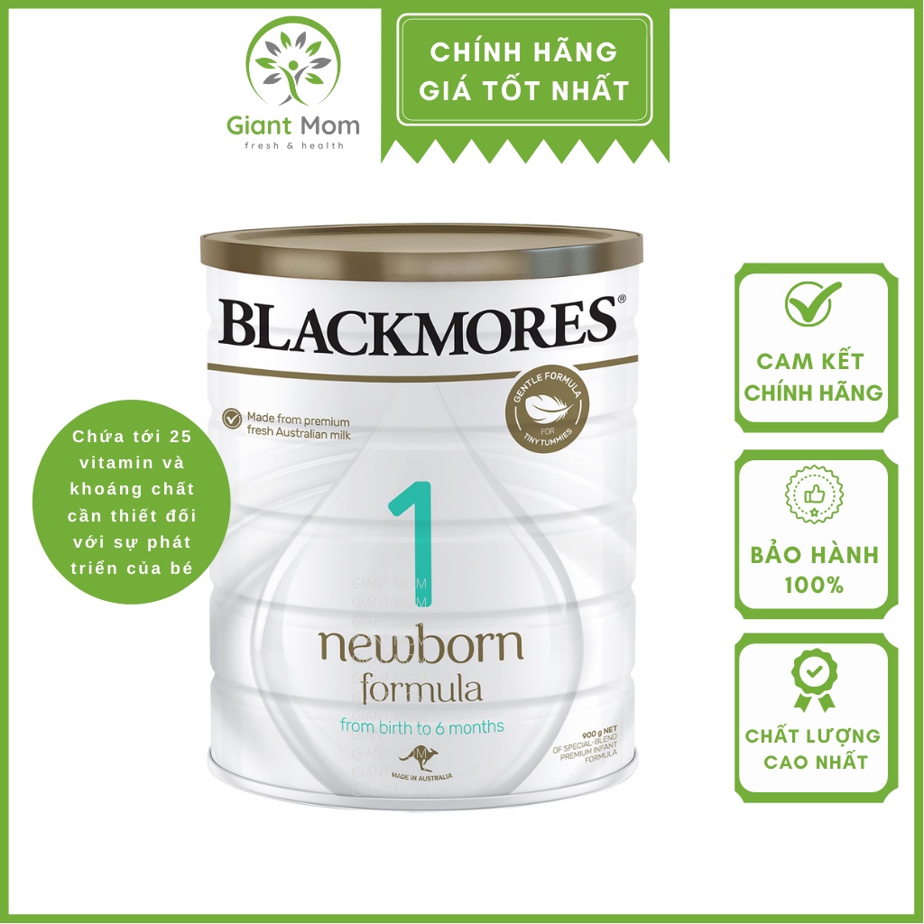 Sữa Blackmore Nội Địa Úc Giant Mom - Sữa Blackmore Úc Thơm Ngon Số 1 2 3 - 900gr Hàng Chính Hãng