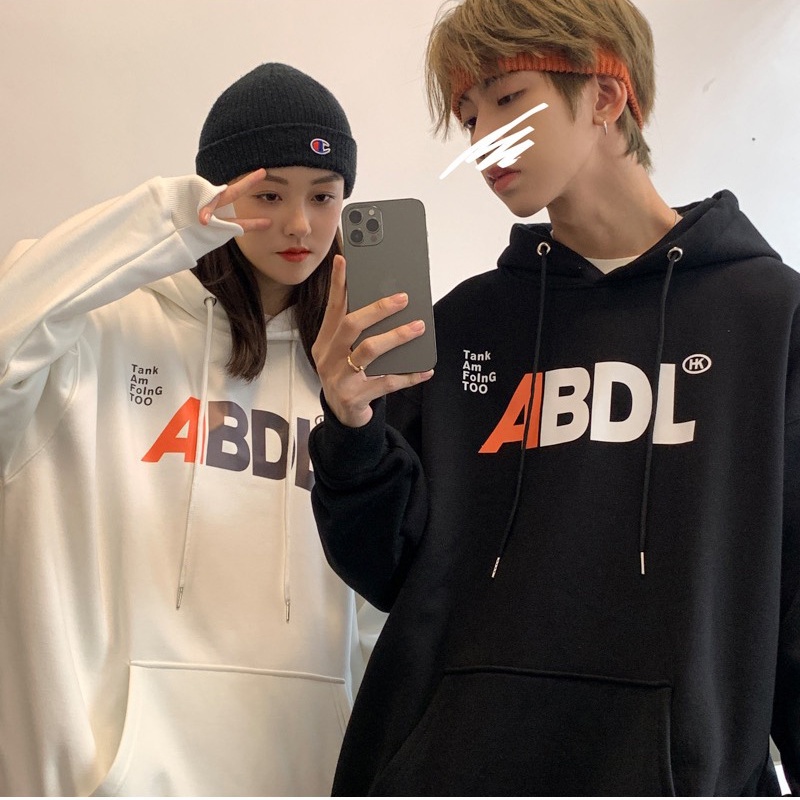 Áo hoodie unisex nam nữ cặp đôi local brand nỉ ngoại form rộng có mũ ABDL ulzzang hàn quốc cute zip chống nắng