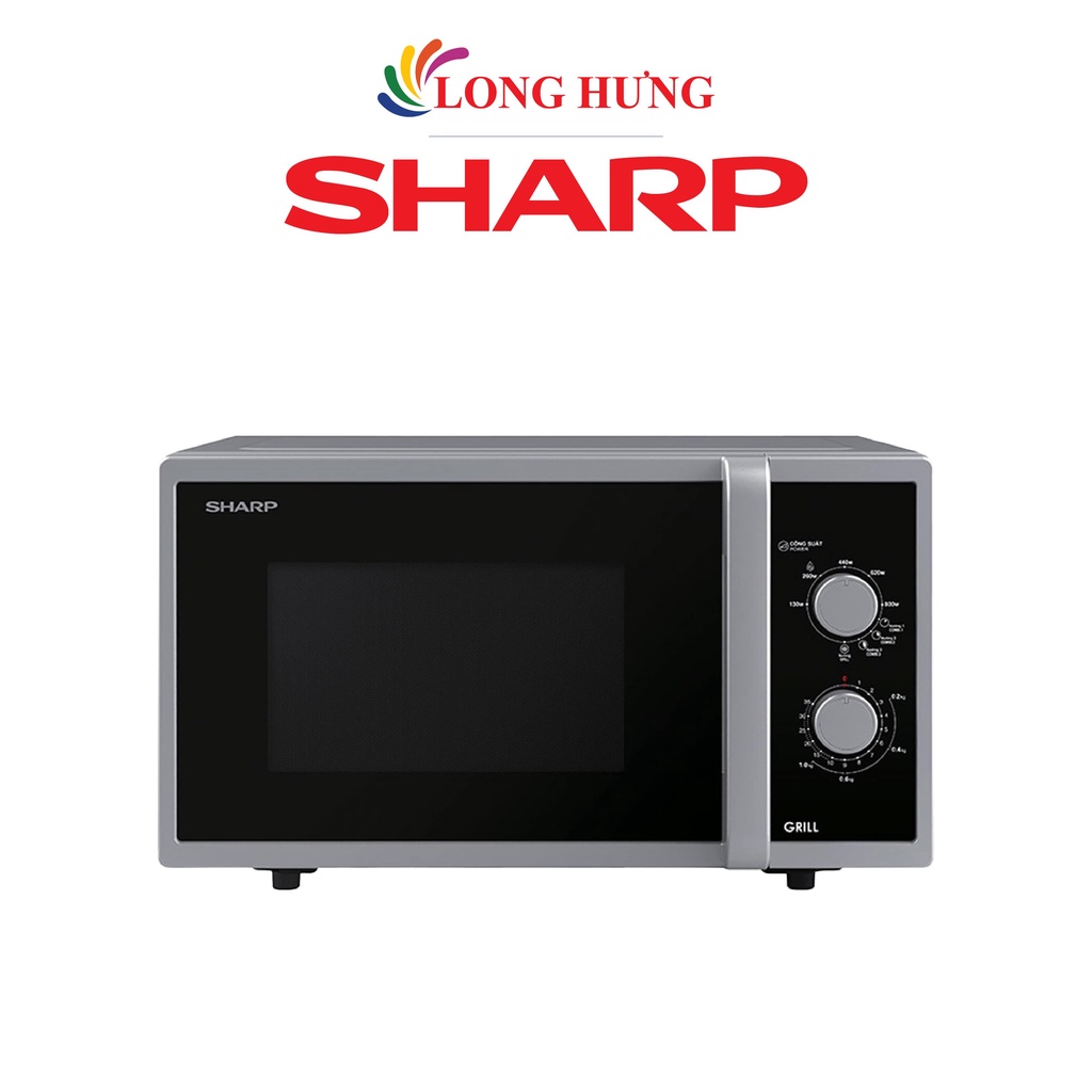 [Mã ELHADEV giảm 4% đơn 300K] Lò vi sóng Sharp 23 lít R-G322VN-S - Hàng chính hãng