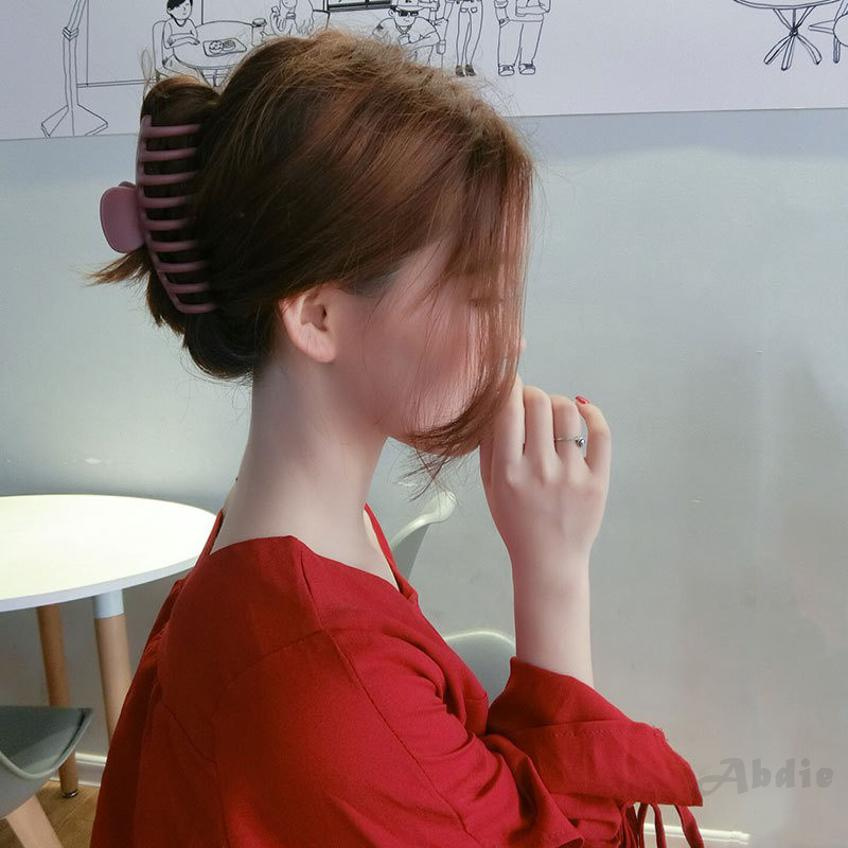 [Abdie] Kẹp tóc thời trang thanh lịch phong cách Hàn Quốc với màu thô acrylic dành nữ cho 590