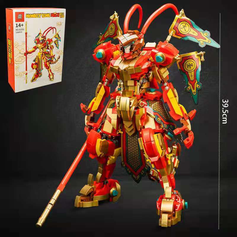 Đồ chơi Lắp ghép Mô hình Chinese legend The Monkey King Wu Kong 61001 1288pcs