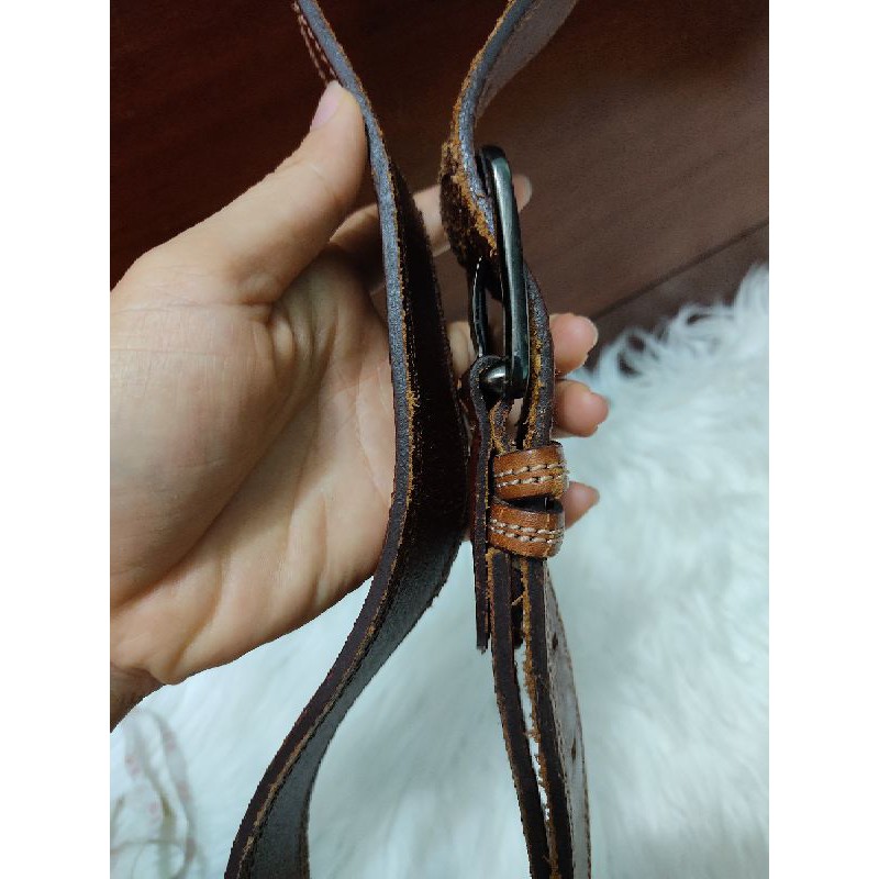 Dây lưng da thật bản 3,7cm