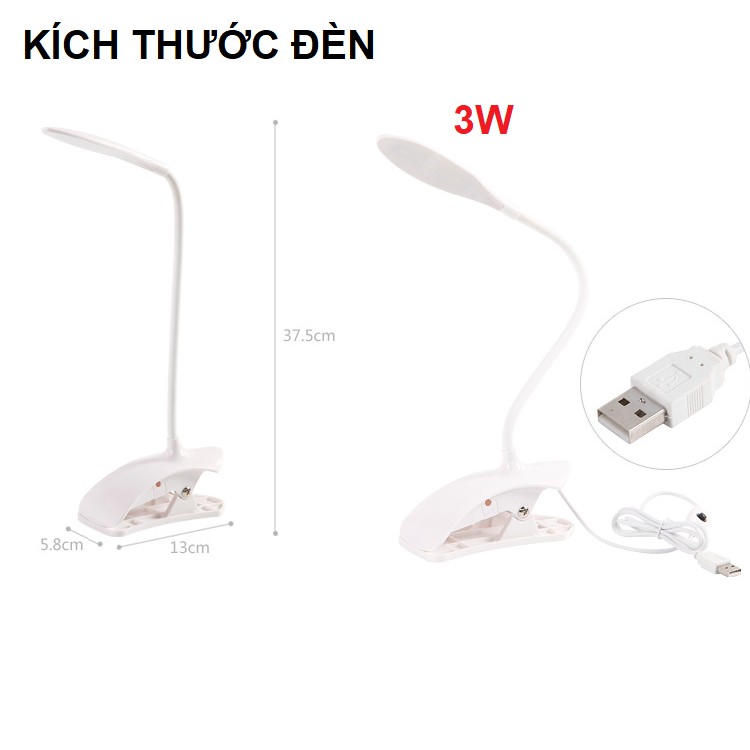 Đèn LED USB 14 bóng mini 5V thiết kế có công tắc dùng để đọc sách để bàn máy tính có chân kẹp