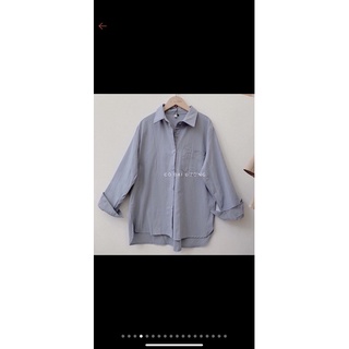 Áo Sơ Mi Đũi Oversize ĐỦ MÀU