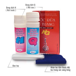 Nước rửa nữ trang vàng bạc, đá quý 100ml