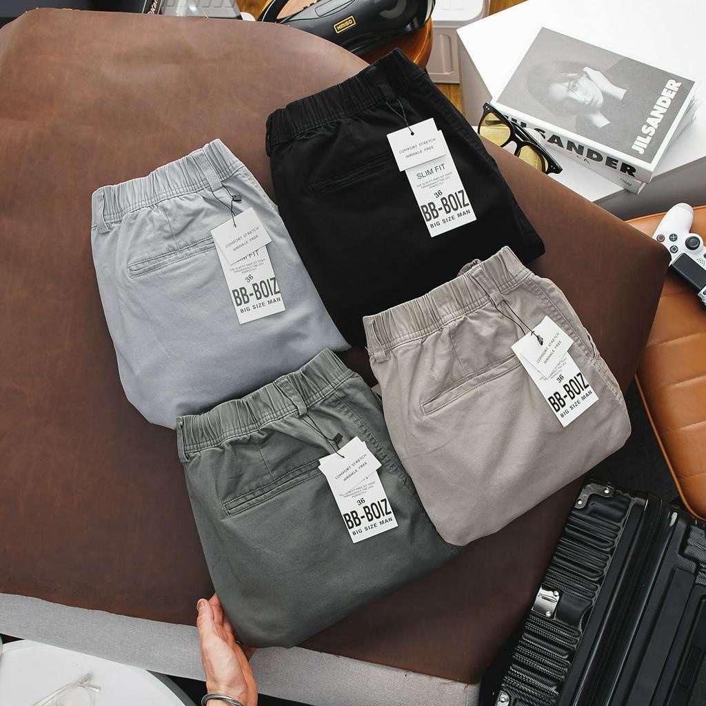 BIGSIZE - Quần kaki jogger BB - Boiz nam form bigsize 80kg - 130kg - mã 48/50