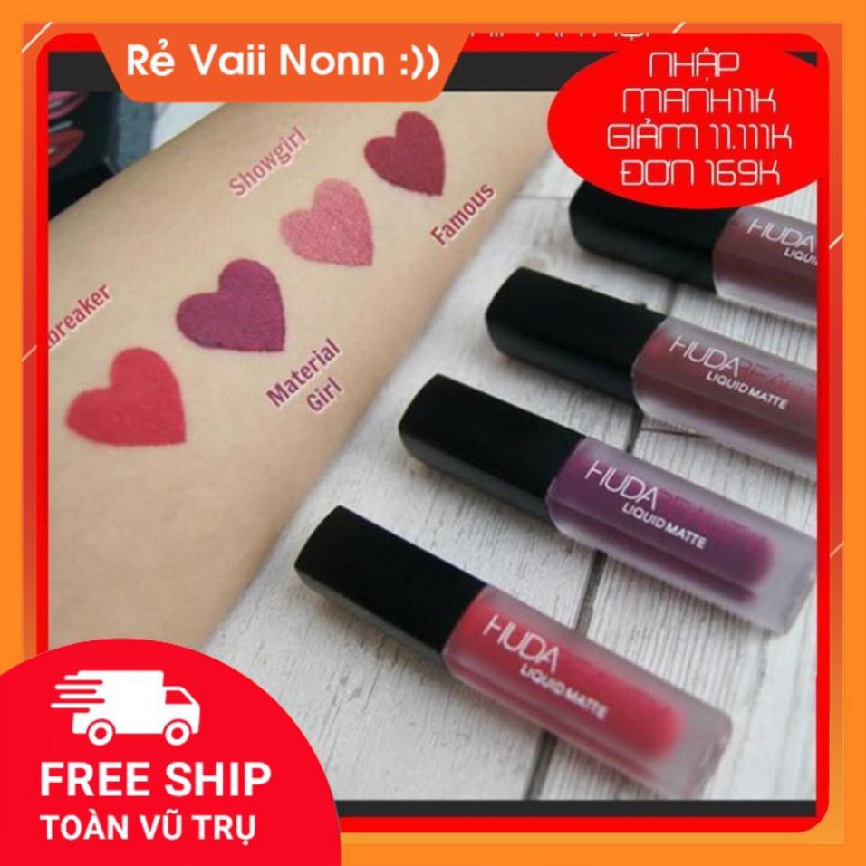 Set 4 thỏi son lì Huda Beauty