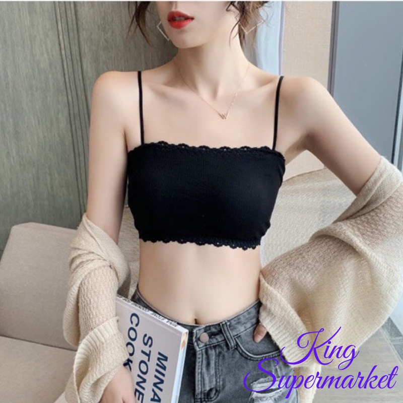 Áo Lót Quấn Ngực Phong Cách Tiểu Thư Hàn Quốc Có Sẵn Đệm Ngực Cực Mềm Mã ABR009