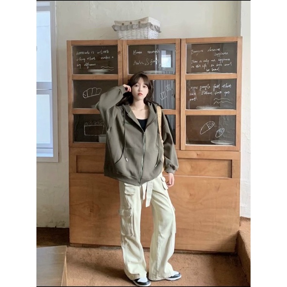 Áo khoác unisex logo thêu sành điệu, mẫu mới hottrend 2022