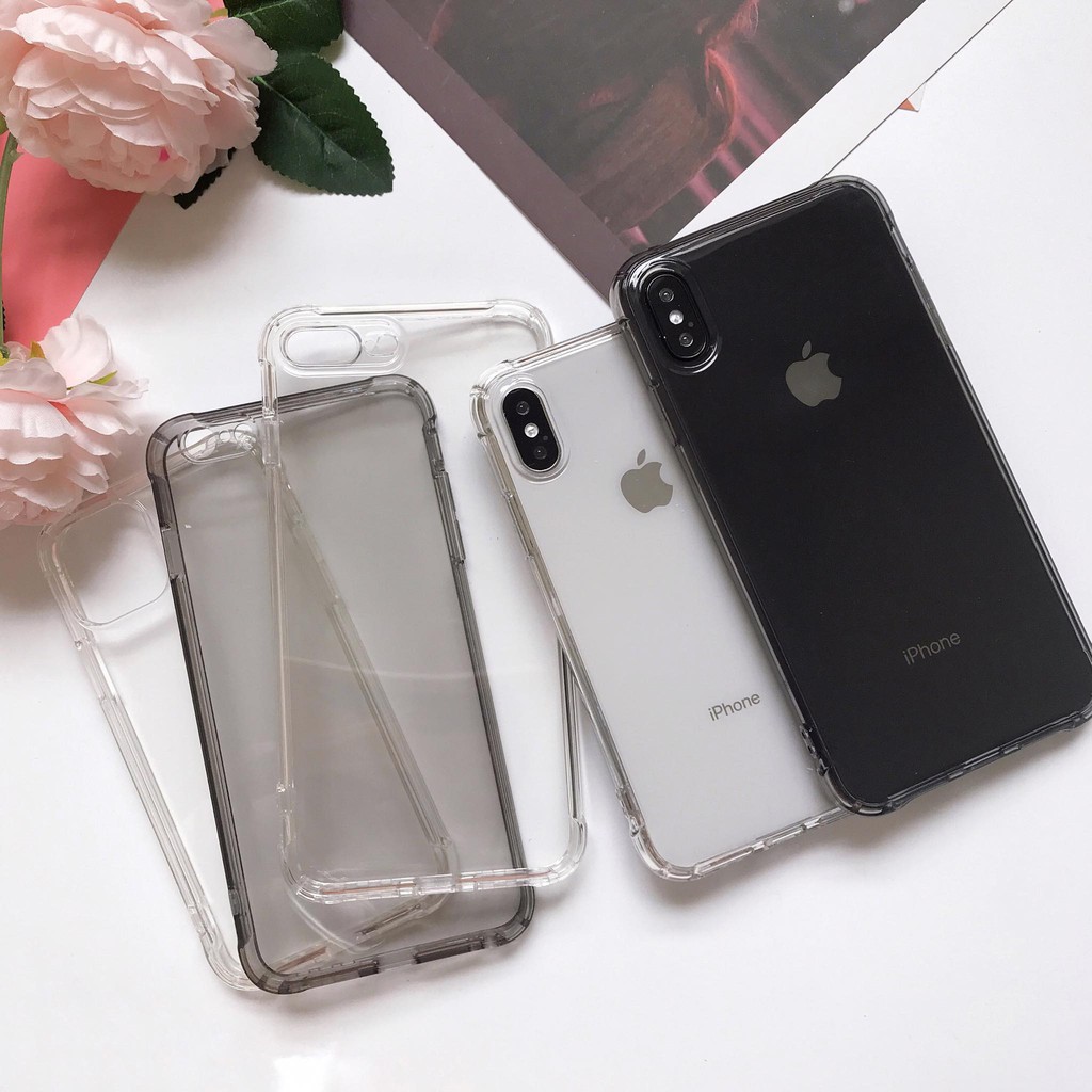 Ốp chống va đập trong suốt cao cấp iPhone 6 6s 6 plus 7 8 7 Plus 8 Plus X Xs Xr XsMax iPhone 11 11 Pro 11 Promax