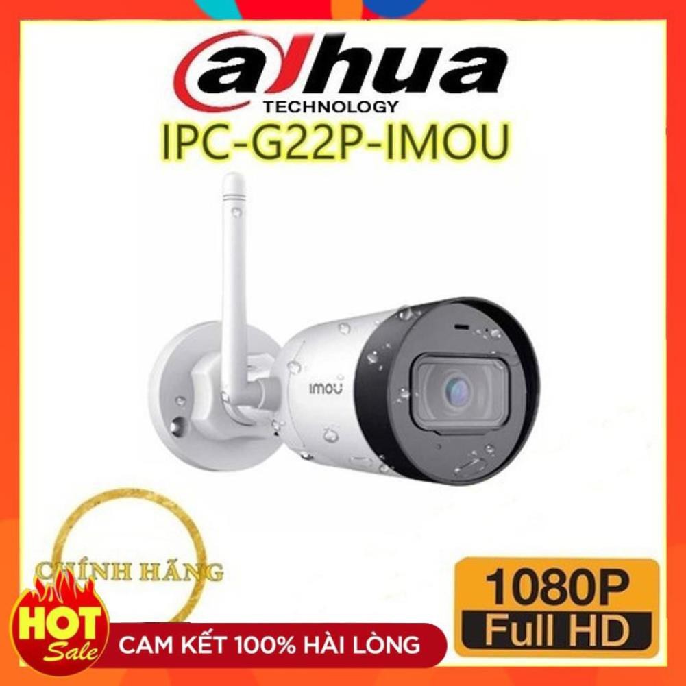 [Chính Hãng] CAMERA IP Wifi KHÔNG DÂY NGOÀI TRỜI Dahua IPC IMOU G22P 2.0 Mpx -Hàng chính hãng bảo hành 2 năm