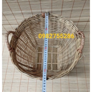 Sọt tre có quai, cần xé tre 30cm