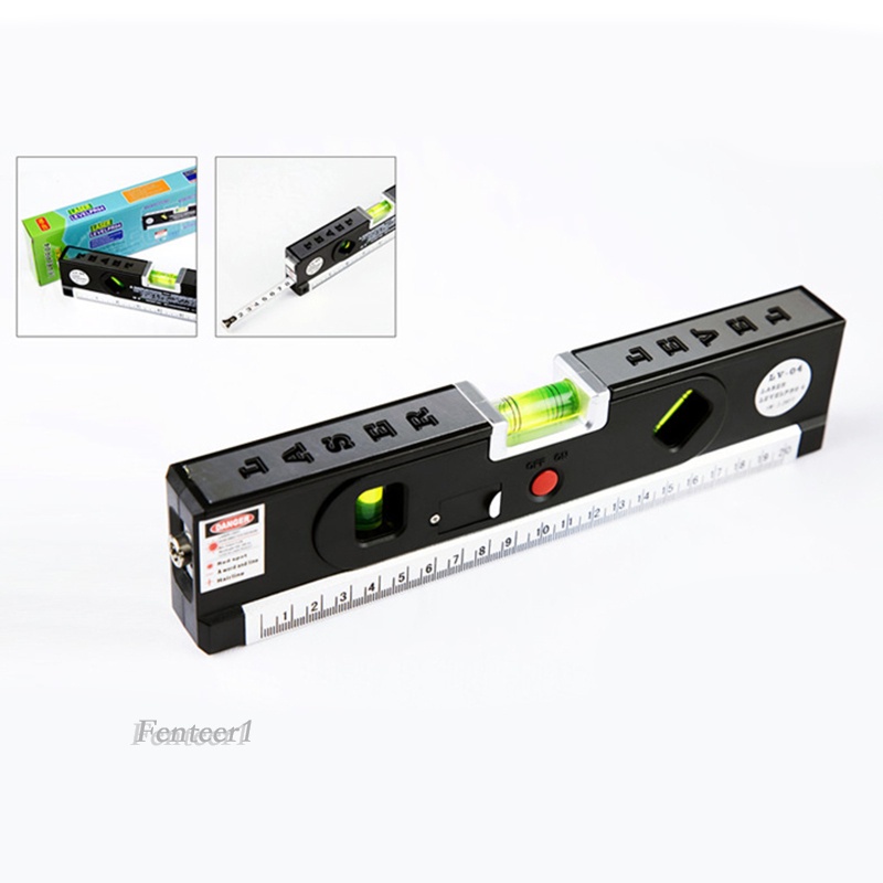 Laser Level Aligner Vertical Horizontal with Locking Measure Tape Ruler