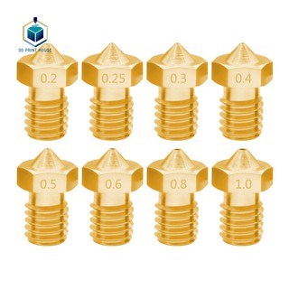 Đầu kim phun E3D V6 0.2 - 1.0mm cho Máy in 3D