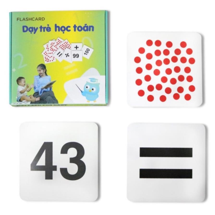 Thẻ học Thông Minh cho Bé - Flashcard Dạy trẻ học Toán theo phương pháp Glenn Doman