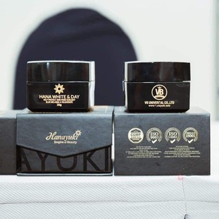 HÀNG CHÍNH HÃNG )KEM DƯỠNG TRẮNG DA BAN ĐÊM VÀ BAN NGÀY HANAYUKI