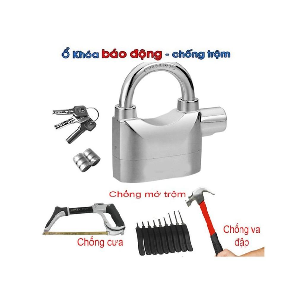 Loại Tốt, Ổ Khóa Báo Động Chống Trộm Kinbar Ct02, Có Còi Báo Động, Chống Cắt .