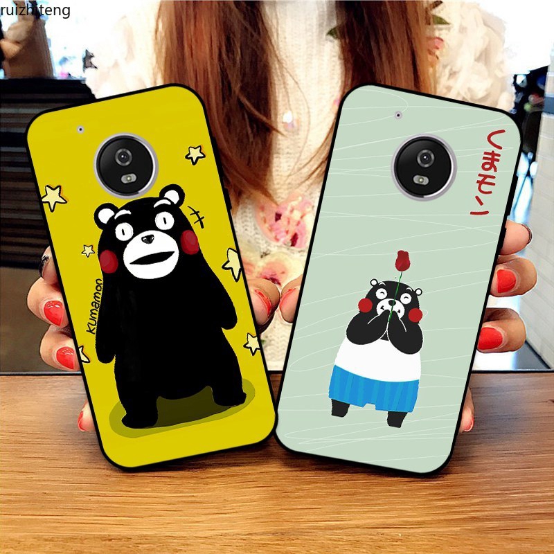 Motorola Moto C E4 G5 G5S X4 Plus Dumb bear Silicon Case Cover