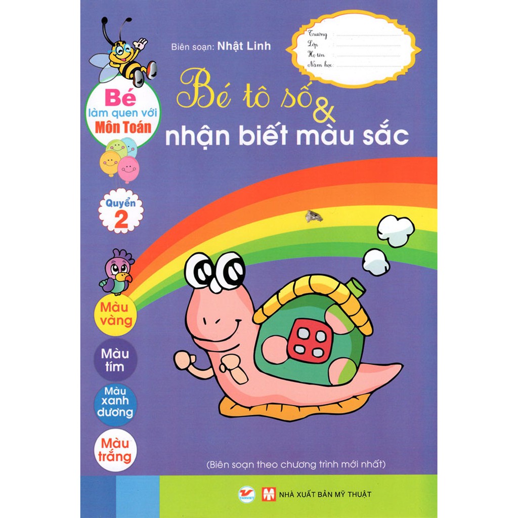 Bé Tô Số & Nhận Biết Màu Sắc Quyển 2