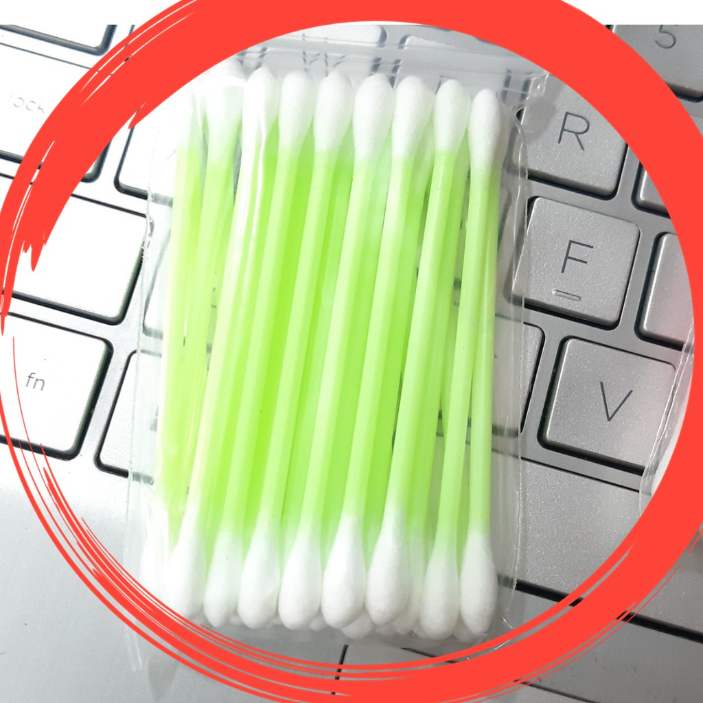 Bông Rái Ráy Tai Nhựa dùng cho Người Lớn Và trẻ em, em bé, tiện lợi dễ dùng. tăm bông rái tai dạng túi