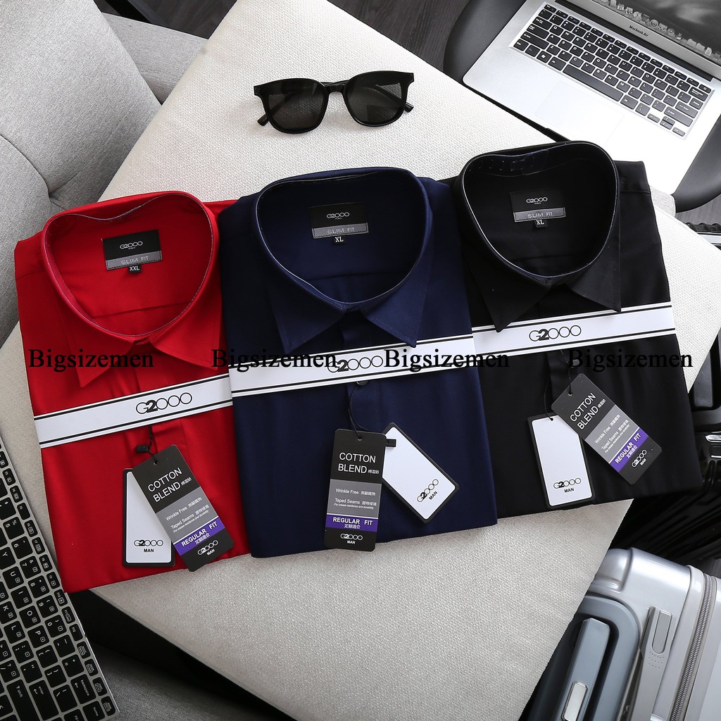 Áo sơ mi thời trang nam tay ngắn bigsize màu xanh đen < 130kg mặc đẹp | BigBuy360 - bigbuy360.vn