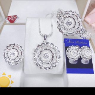 Bộ trang sức bạc ý siêu Vip