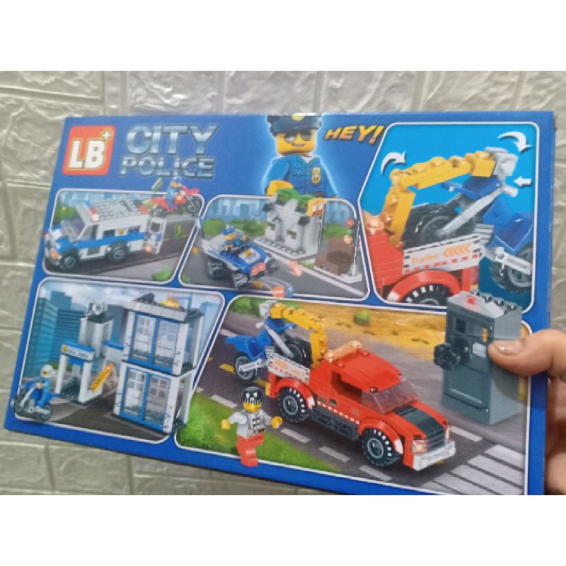 Bộ Xếp Hình Lego CITY POLICE  Loại To