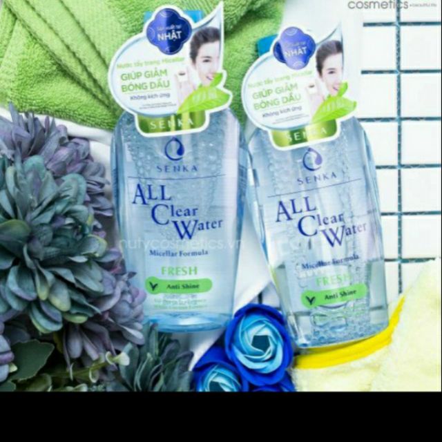 Nước tẩy trang Micellar Senka ALL Clear Water Fresh