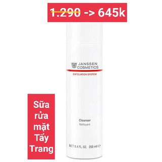 Sữa rửa mặt tẩy trang Janssen Cleanser Nettoyant 250ml