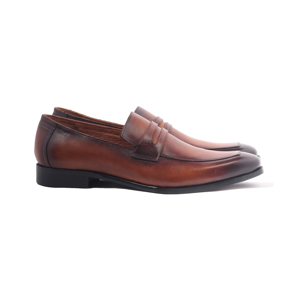 Giày Tây Nam Cao Cấp Banuli Penny Loafer Patina H1PL2M0