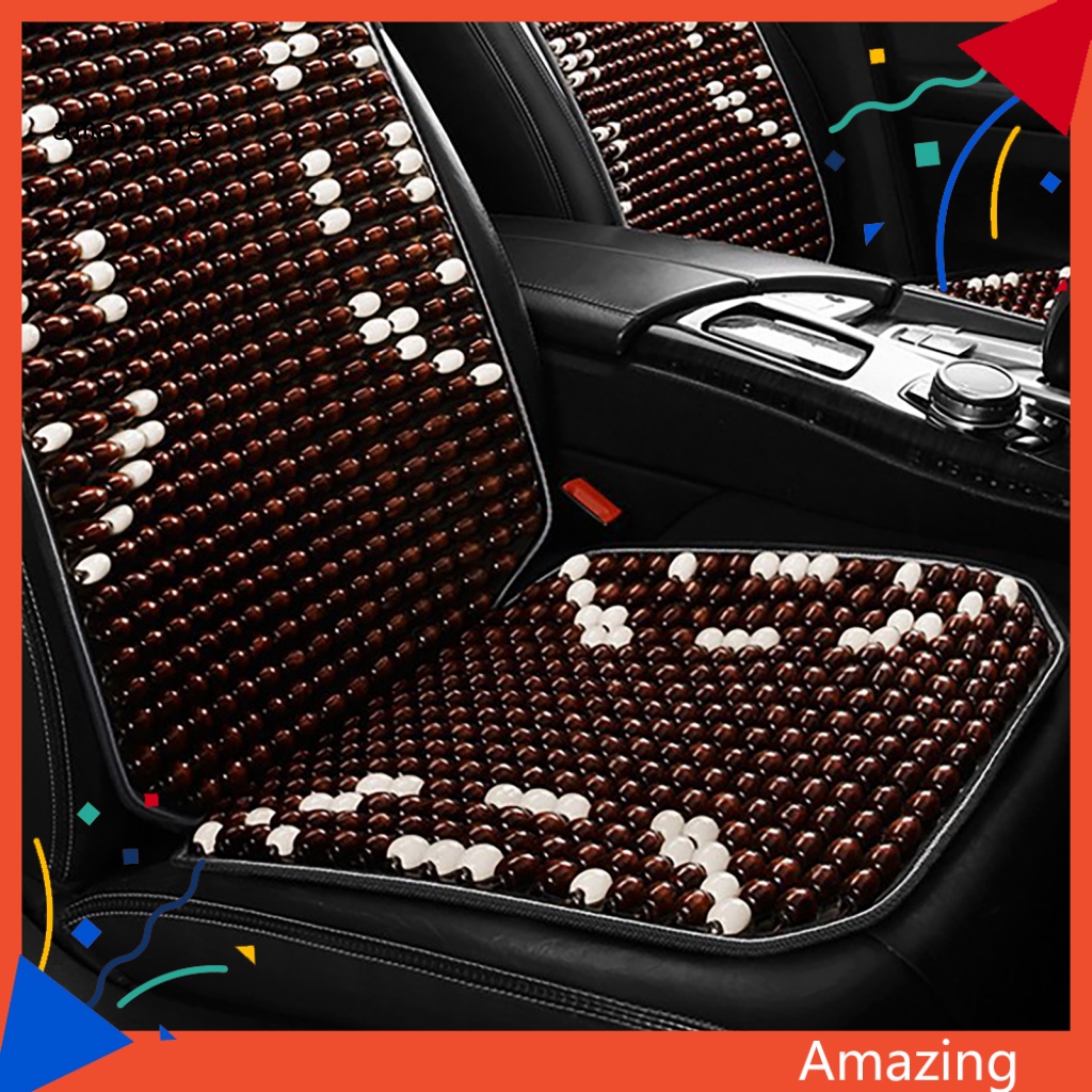 Vỏ Bọc Đệm Massage Gắn Ghế Ngồi Xe Hơi Thiết Kế Chuỗi Hạt Tiện Dụng