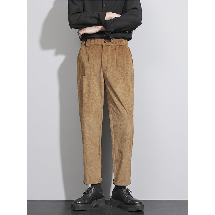 Quần Baggy Nhung Tăm Hàn Quốc Chất Nhung Tăm Phong Cách Trẻ Trung, Năng Động  Q41