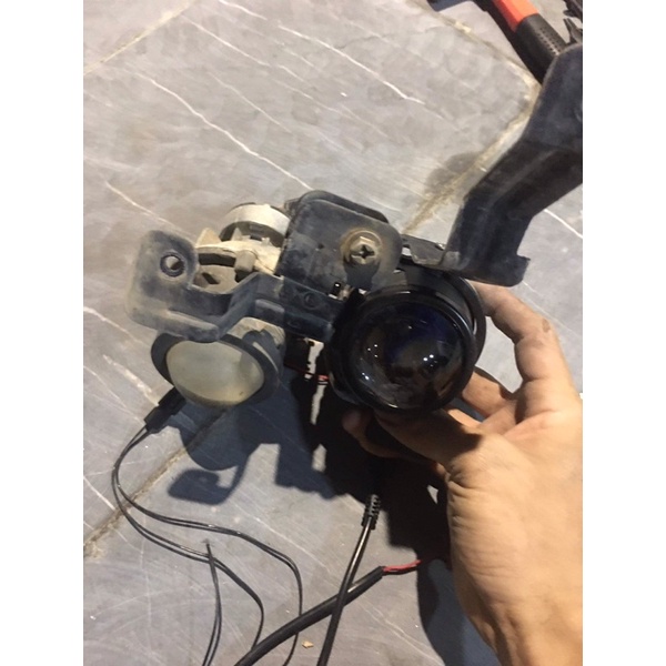 Bi gầm led 2inch 3 màu lắp chung dòng xe KIA và HYUNDAI