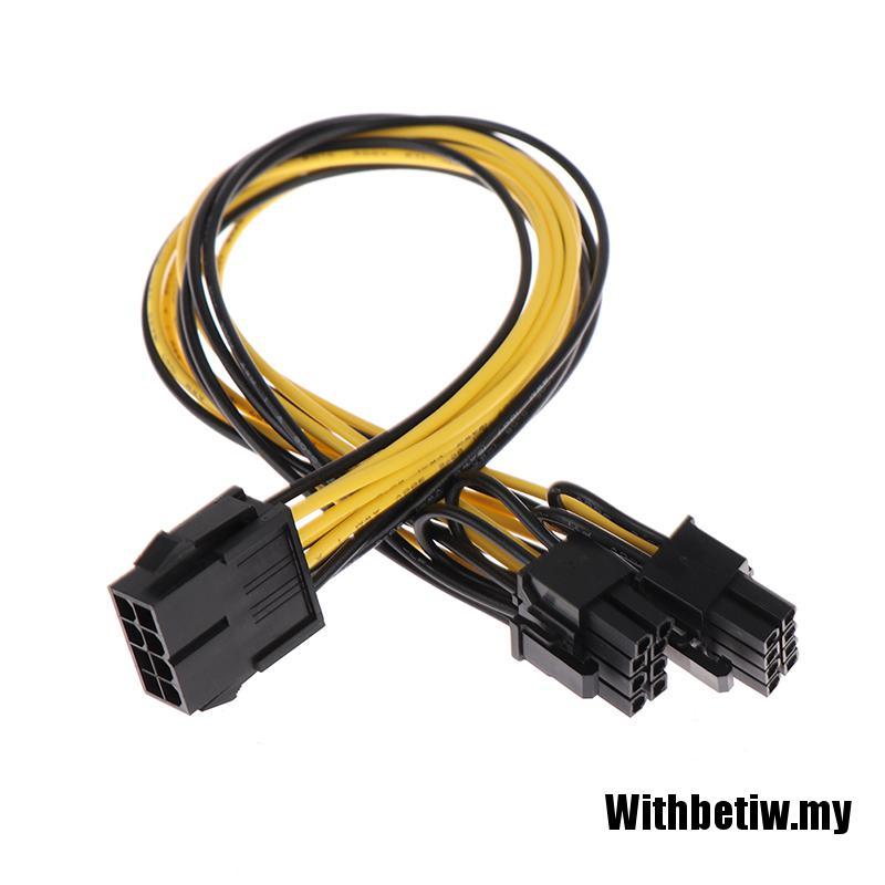 Dây Cáp Chia Nguồn Cpu 8pin Sang 6pin + 2pin | BigBuy360 - bigbuy360.vn