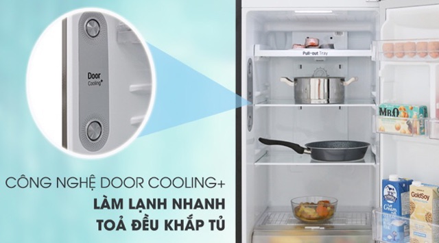 Tủ lạnh LG Inverter 255 lít GN-M255BL(CÓ MÀU BẠC) (Miễn phí giao tại HCM-ngoài tỉnh liên hệ shop)