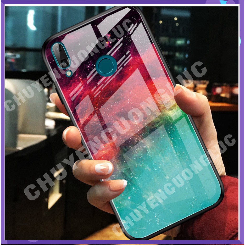 [HOT] Ốp điện thoại cứng mặt kính cường lực họa tiết độc đáo dành cho Xiaomi Redmi Note 7 Note 7 Pro