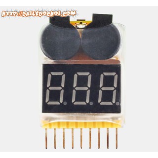 CBDA cảnh báo điện áp đo điện áp của pin Lipo