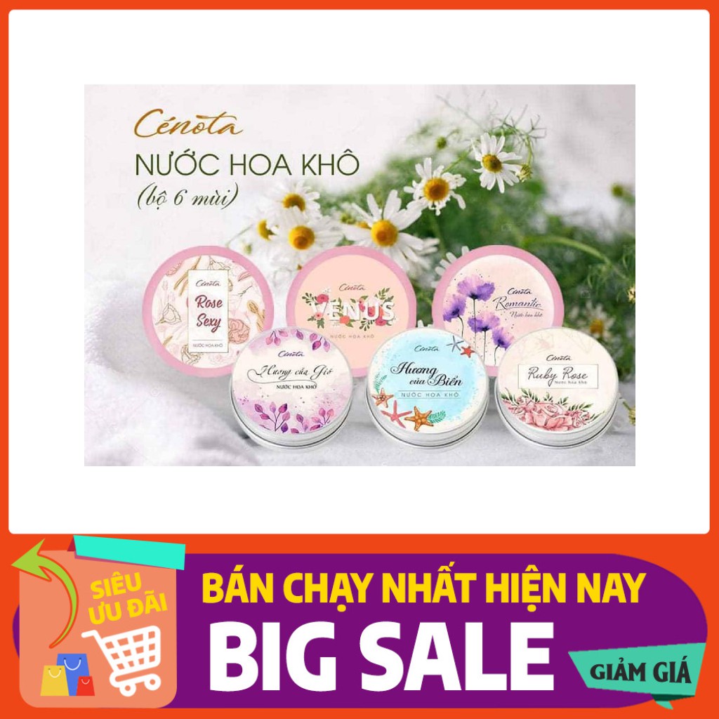 Nước hoa khô Cenota Ruby Rose, nước hoa khô thơm lâu Shopsocsun