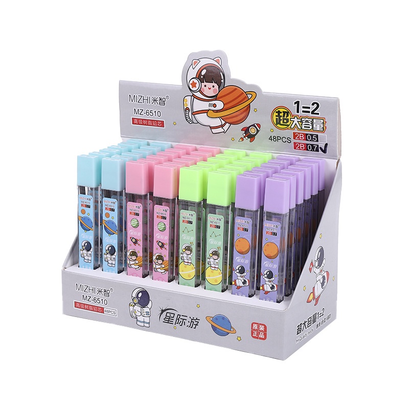 Ruột Bút Chì 2B Ngòi 0.5mm Bằng Nhựa Resin Không Dễ Bị Hỏng