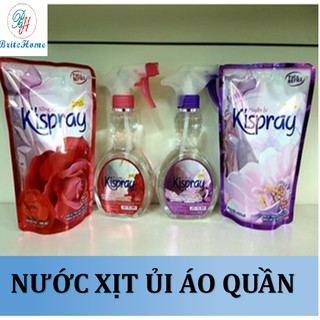 Nước Xịt Ủi Quần Áo Kispray 5 Trong 1: Dễ Ủi - Khử Mùi - Chống Nhăn - Mềm Vải & Thơm Mát