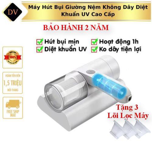 Máy Hút Bụi Cầm Tay Cao Cấp, Máy Hút Bụi Giường Đệm Sofa Có Tia UV Khử Khuẩn Lực Hút 20000PA Siêu Sạch