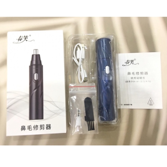 Máy Tỉa Lông Mũi Sạc USB 3 Màu Cho Nam Nữ