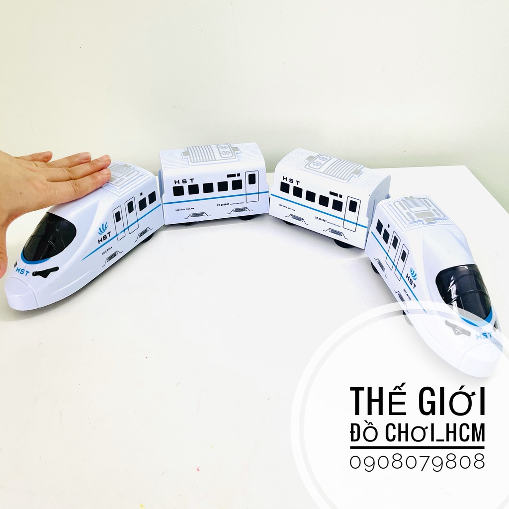 [SIÊU TO-MỚI VỀ] Đồ chơi đường tàu Thomas, tàu điện ngầm có đèn nhạc, tự quay đầu dành cho bé thích mô hình xe