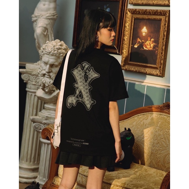 Áo thun cao cấp thêu Logo X2 Monogram XXME