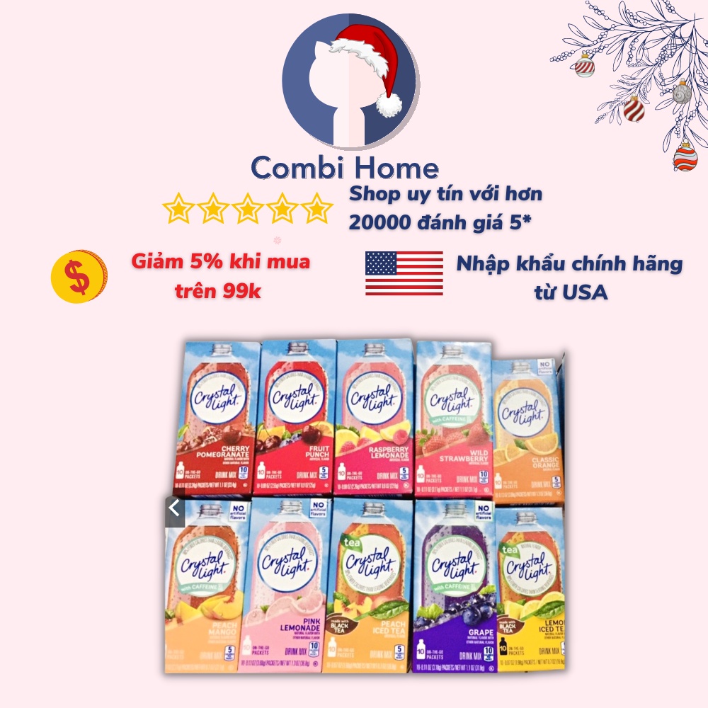 Crystal Light - 1 Gói bột pha nước trái cây không đường