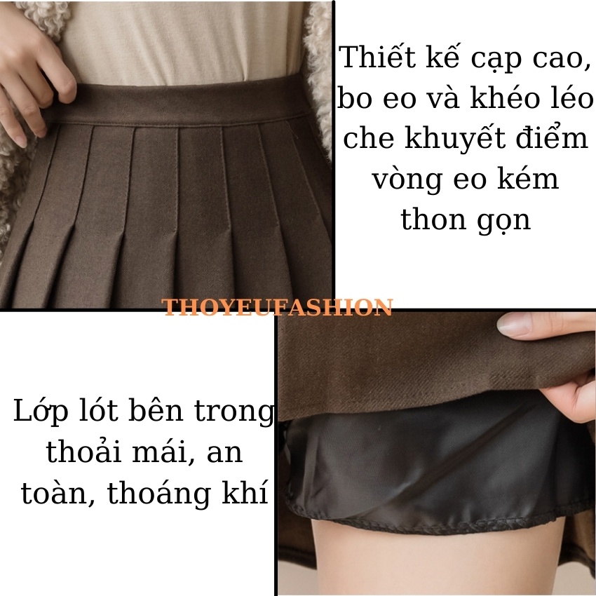 Chân váy tennis chất dạ hàng Quảng Châu Cao cấp M521