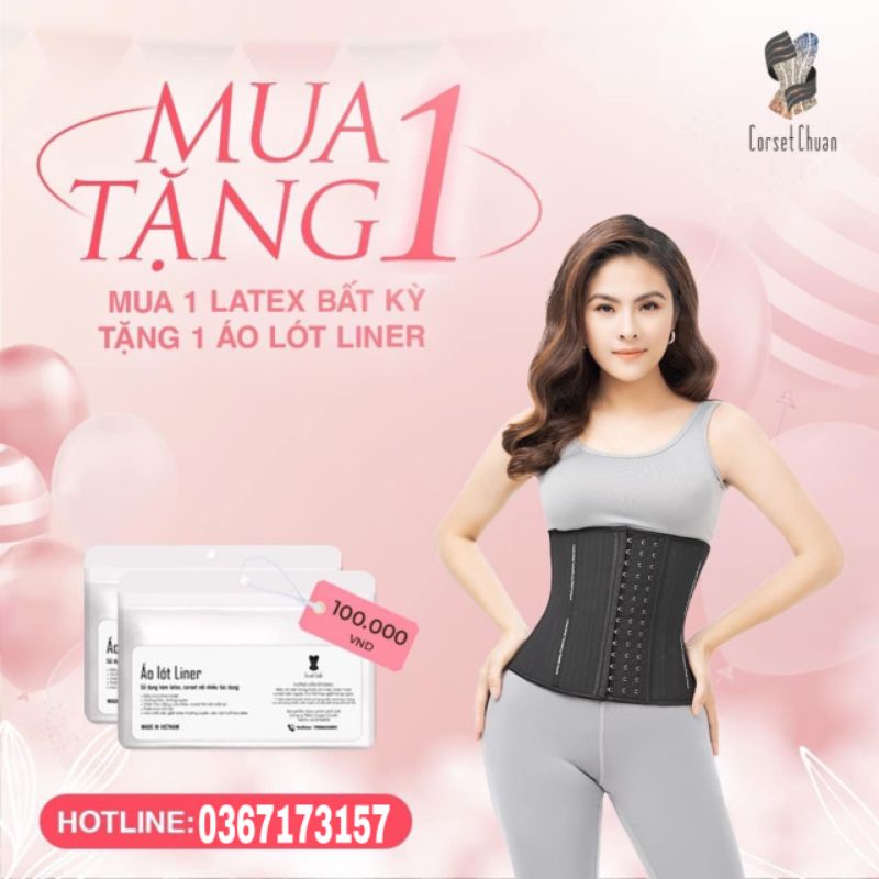 Latex Nịt Bụng Giảm Mỡ 25 Xương Thép ( Hàng Chính Hãng, Nhập khẩu Hy Lạp)