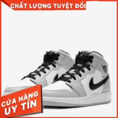 Giày thể thao JD 1 cao cổ xám trắng đen 💦SALE SỐC🌺, Giày air jordan 1 xám cao móc đen nam nữ mới nhất full box bill | BigBuy360 - bigbuy360.vn